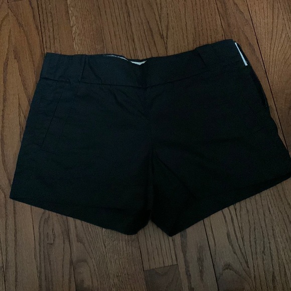 JCrew black cotton shorts